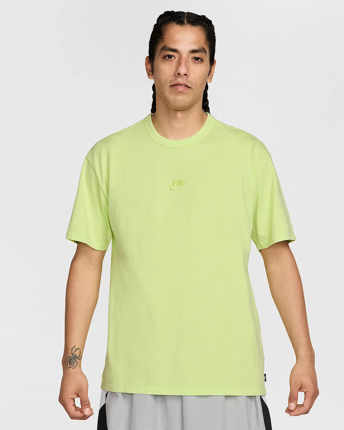 Nike Sportswear Mens Premium Essentials Max90 T Shirt Light Lemon Twist