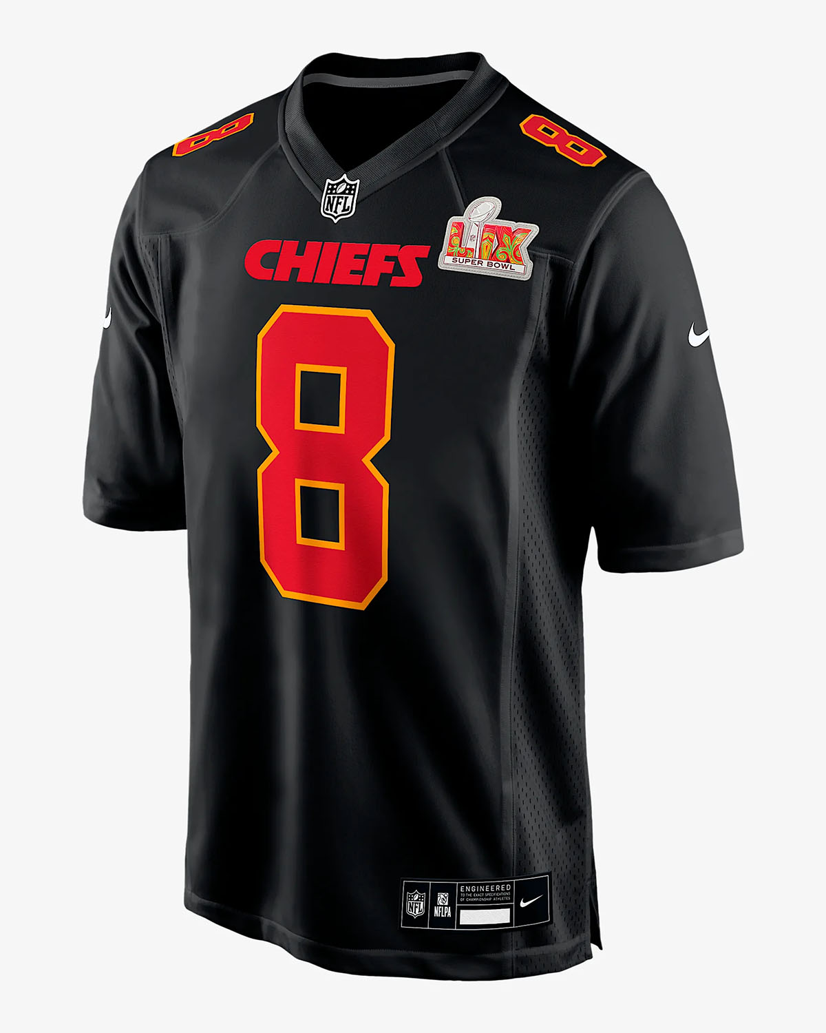 DeAndre Hopkins Kansas City Chiefs Super Bowl LIX NFL Jersey Black 1