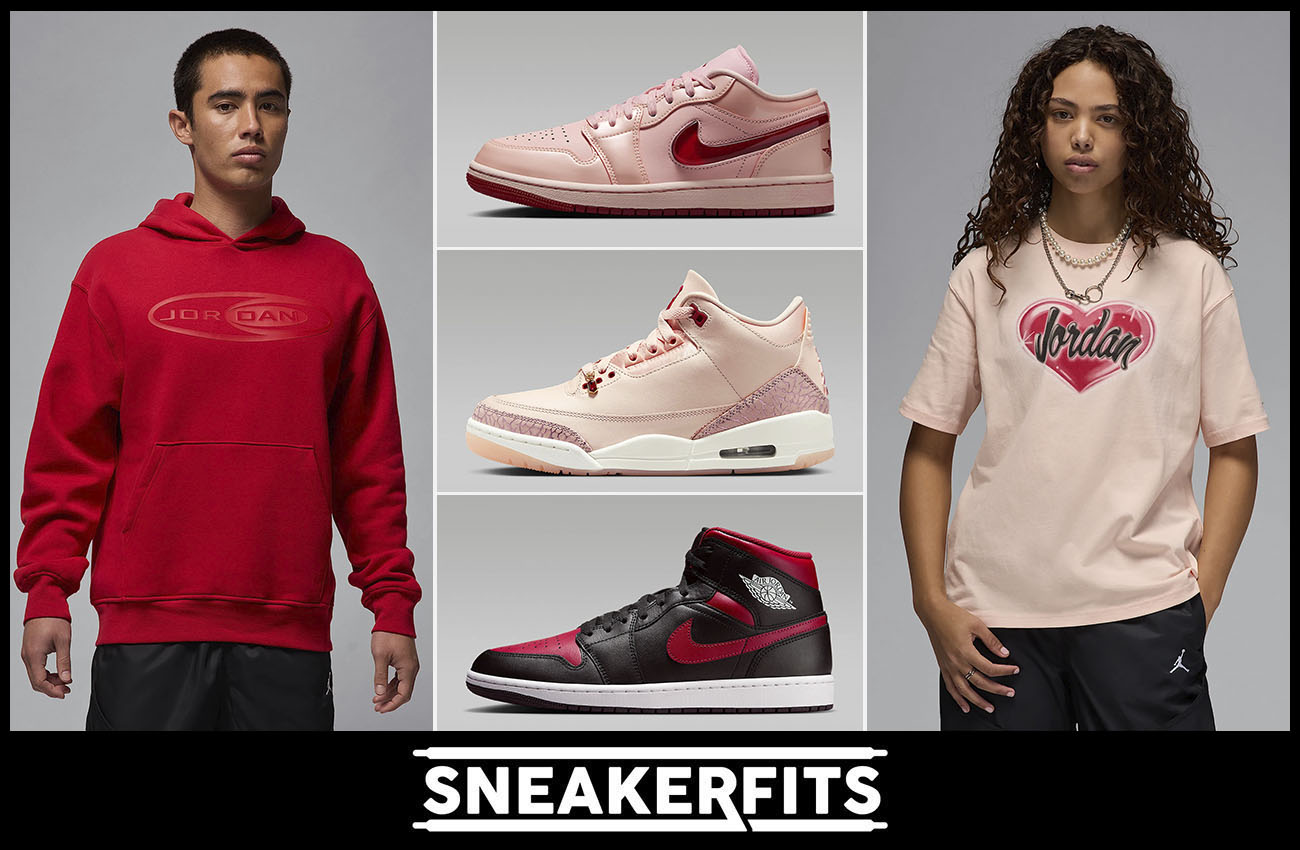 Jordan Valentines Day 2025 Sneakers Clothing Apparel Outfits Sneakerfits