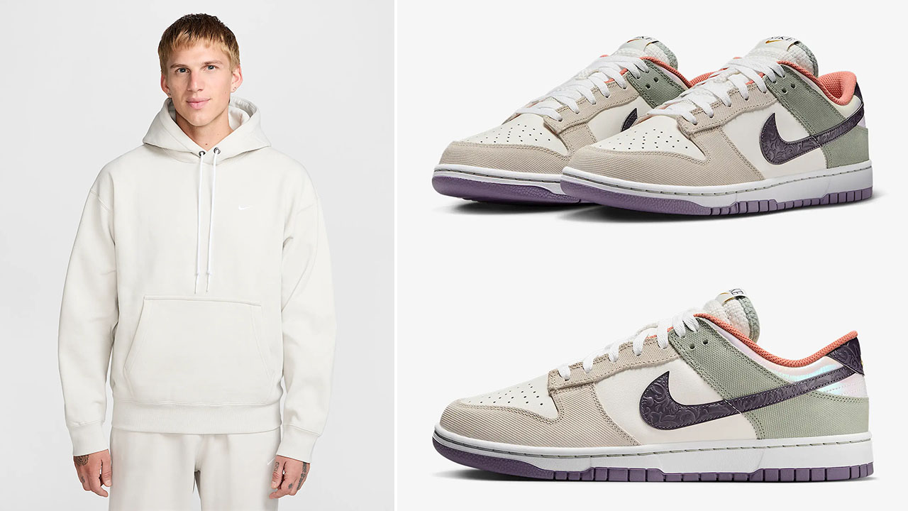 Nike Dunk Low NOLA Floral Swoosh Sneakers and Outfits