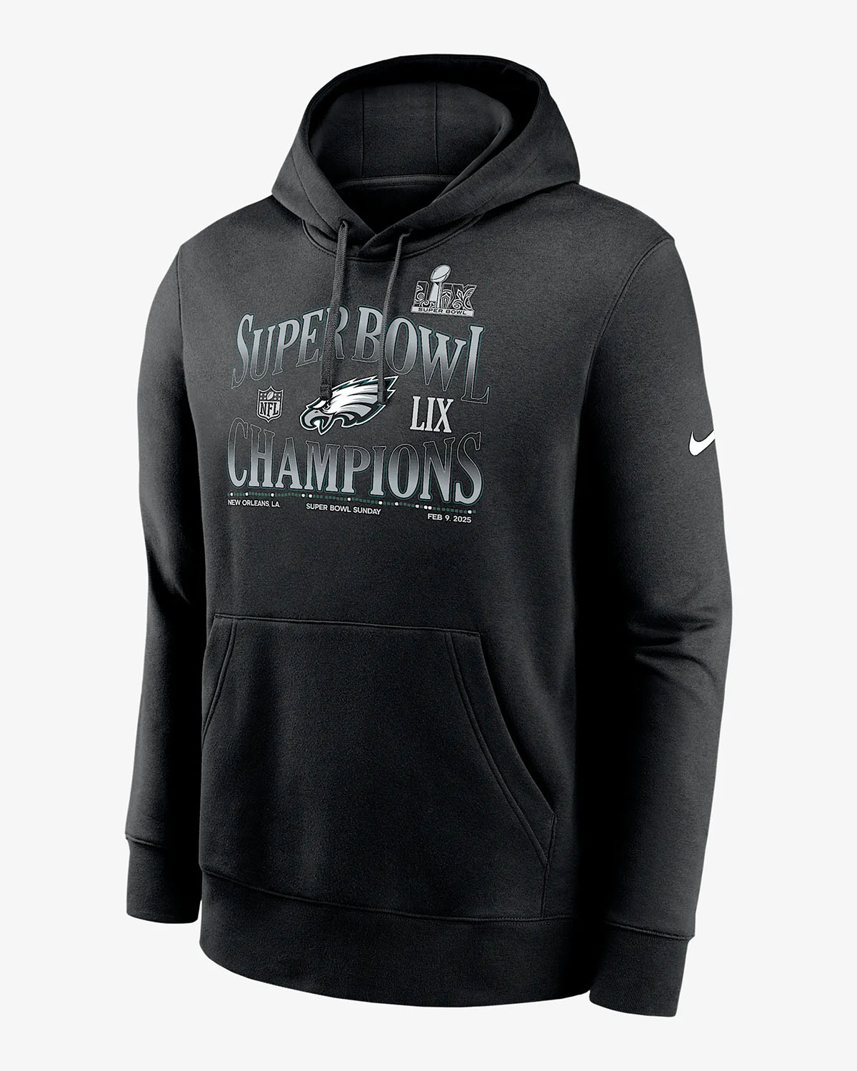 Philadelphia Eagles Super Bowl LIX Champions 90s Inspired Hoodie