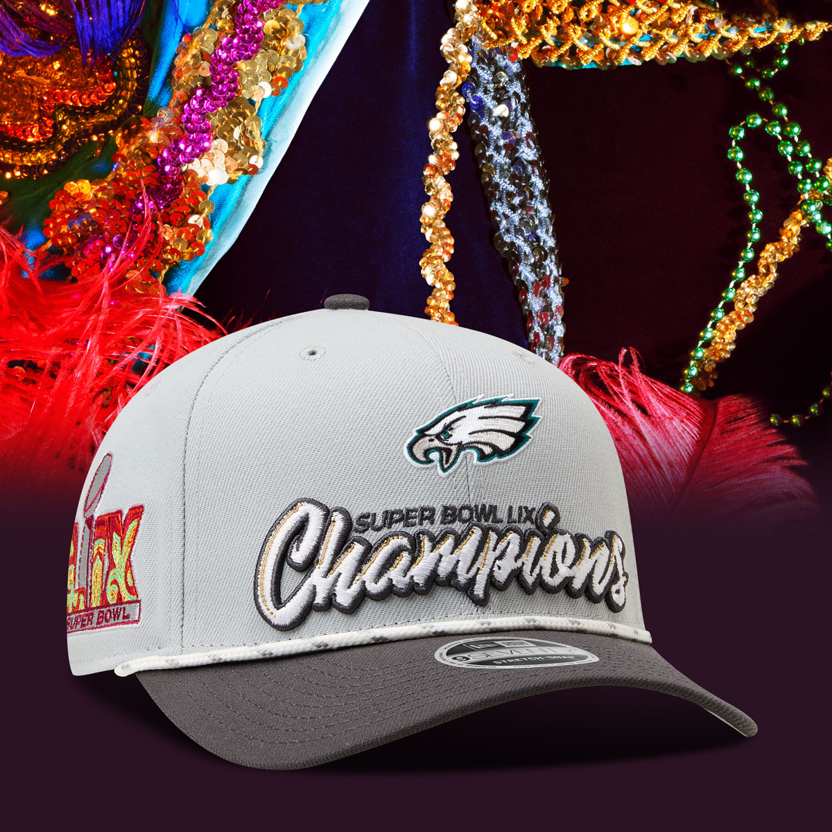 Philadelphia Eagles Super Bowl LIX Champions Hat