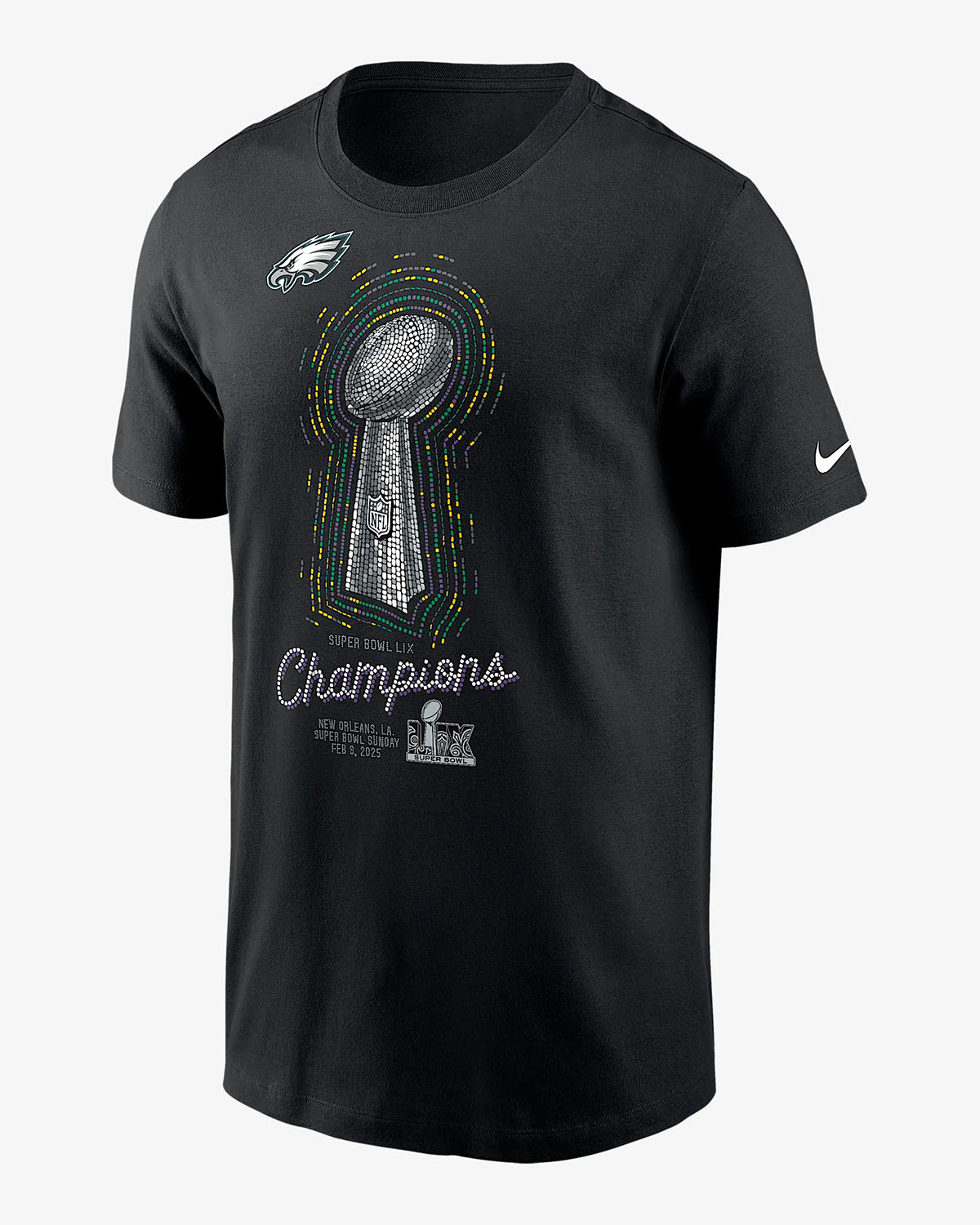 Philadelphia Eagles Super Bowl LIX Champions Lombardi Trophy Shirt