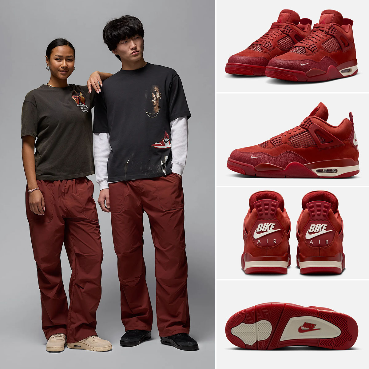 Air Jordan 4 Nigel Brick by Brick Matching Pants Outfit