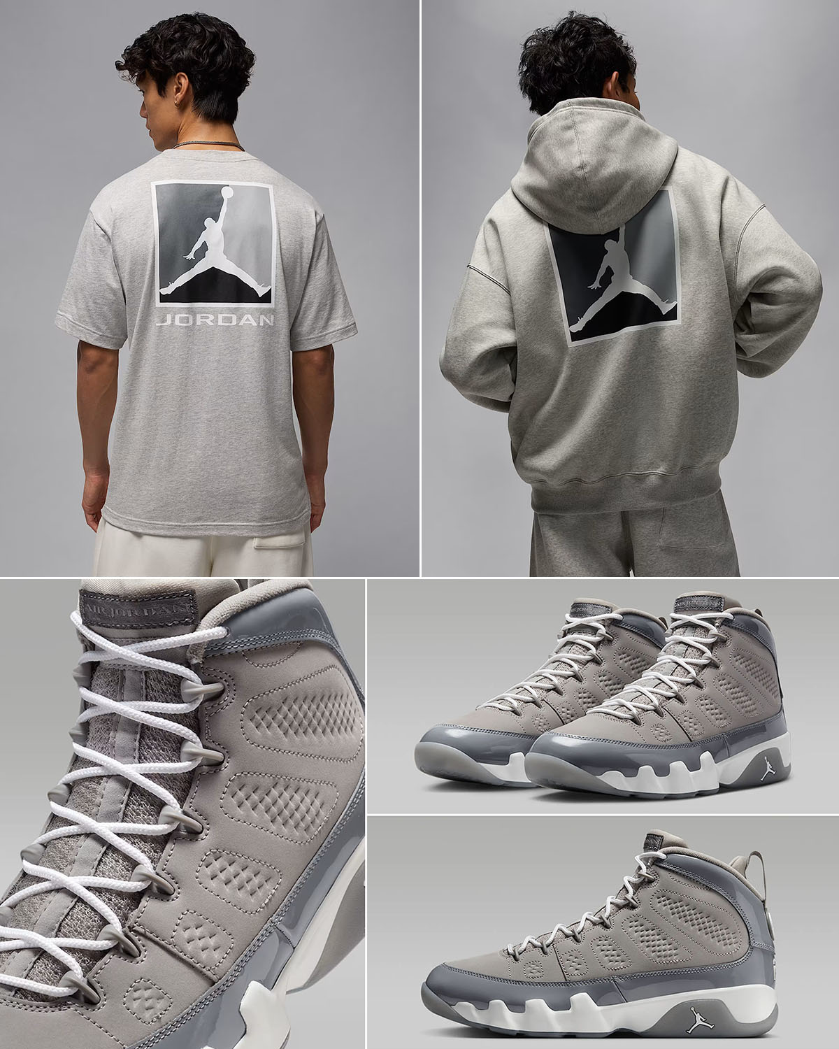 Air Jordan 9 Cool Grey 2025 August Restock Outfits
