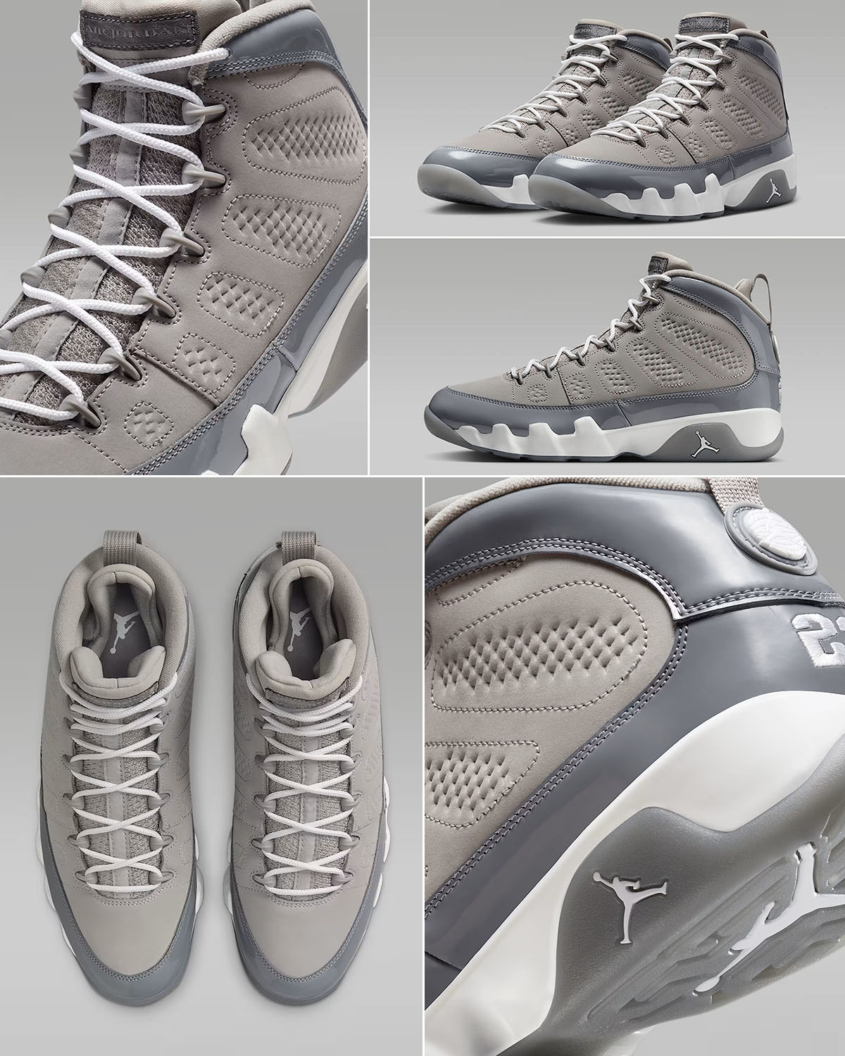 Air Jordan 9 Cool Grey 2025 Mens Shoes