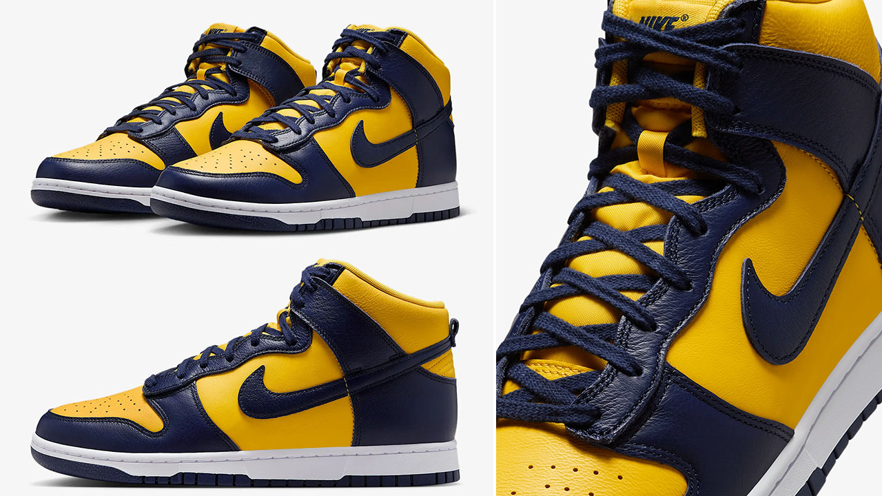 Nike Dunk High Michigan 2025 Sneakers