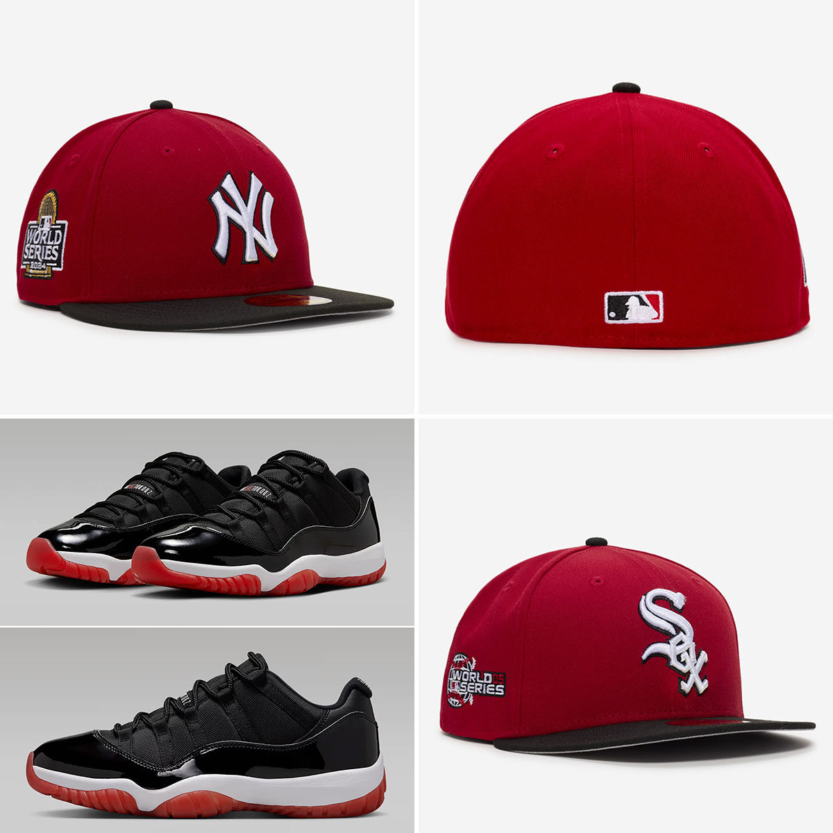 Air-Jordan-11-Low-Bred-New-Era-59FIFTY-Fitted-Hats
