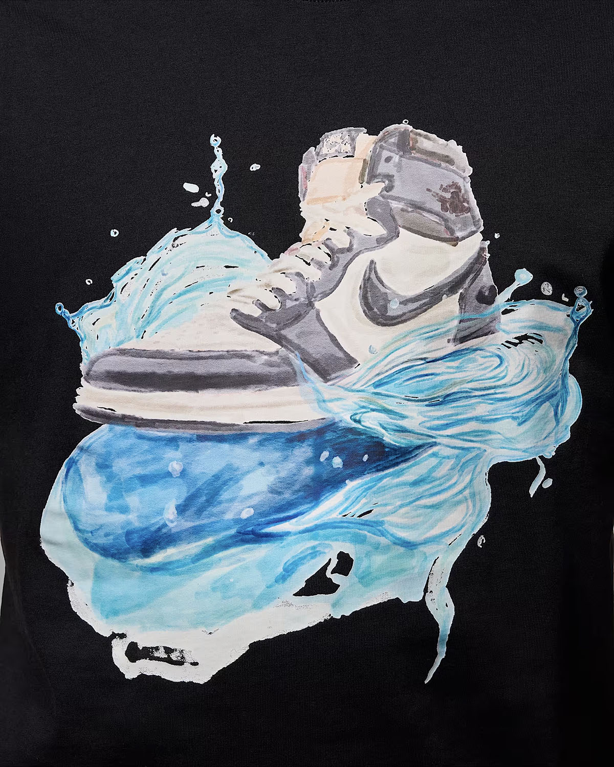 Jordan Flight Essentials AJ1 Summer 2025 T Shirt Black 2