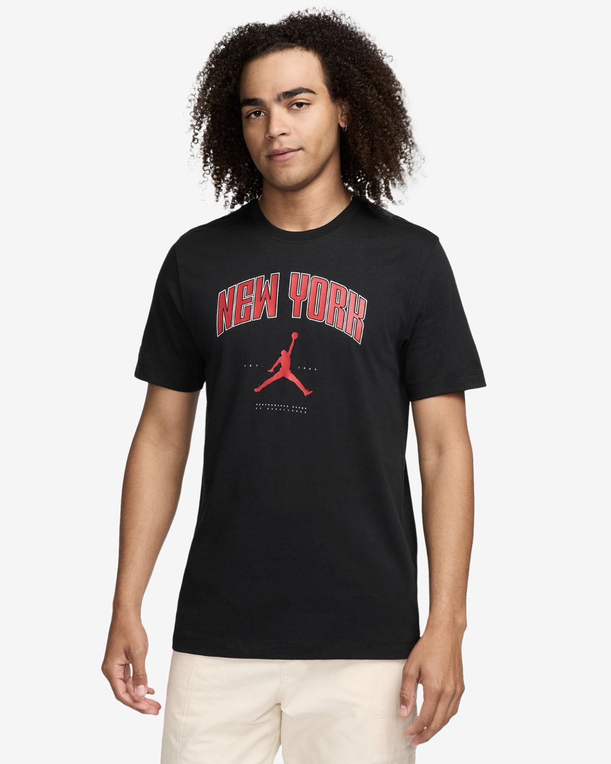 Jordan New York City Black Red T Shirt