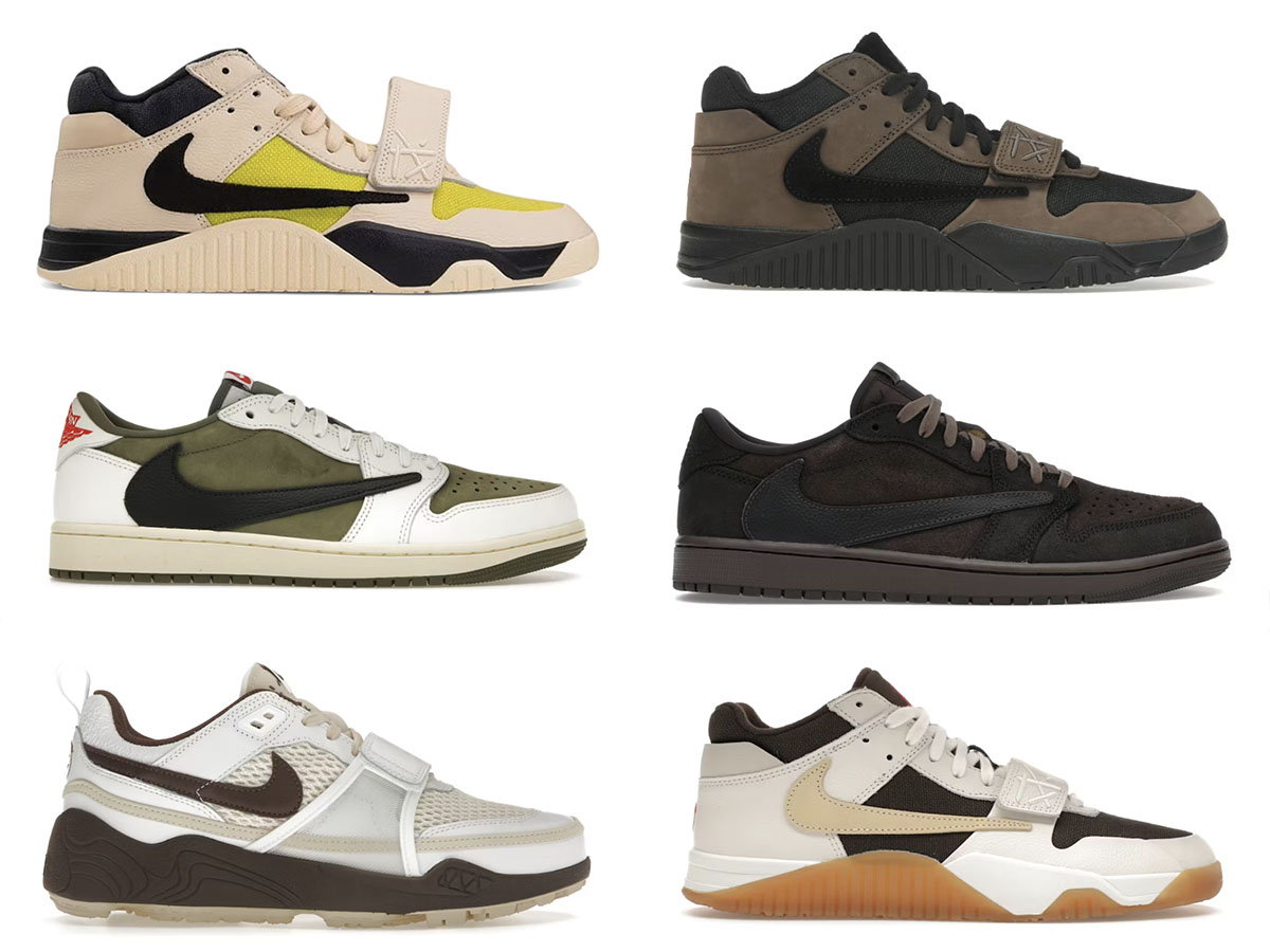 Travis Scott Air Jordan Nike Sneakers