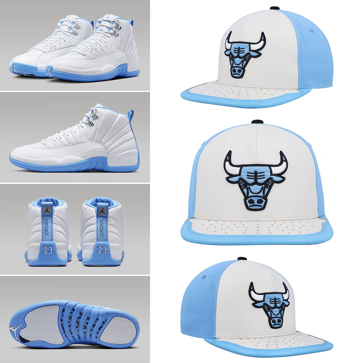 Air Jordan 12 Melo 2025 Sneakers x Chicago Bulls Mitchell and Ness Snapback Hat to Match