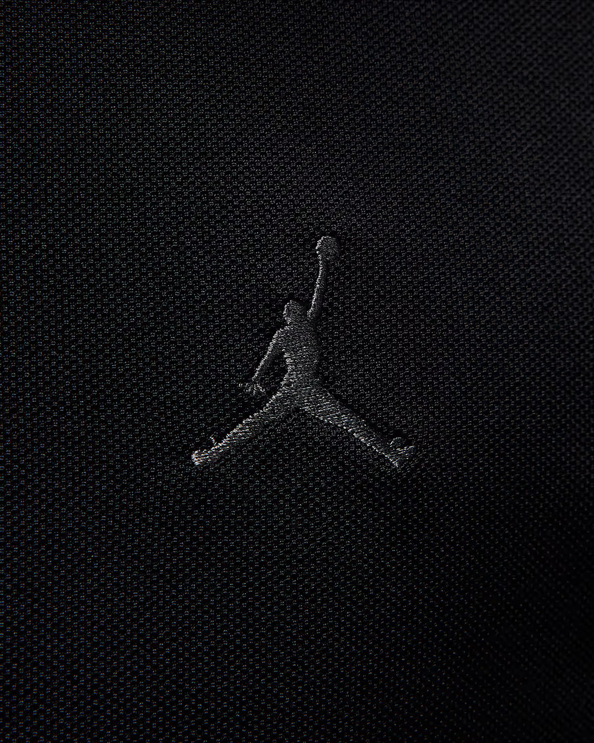 Jordan Brooklyn Mens Polo Shirt Black Iron Grey 2