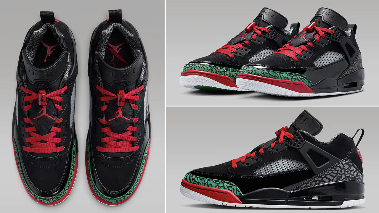 Jordan Spizike Low OG Black Classic Green White Varsity Red FQ1759-060