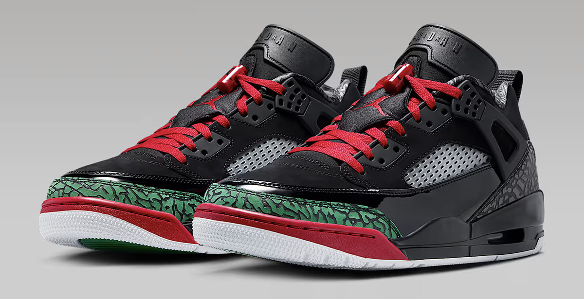 Jordan Spizike Low OG Black Classic Green White Varsity Red Mens Shoes Sneakers FQ1759-060-01