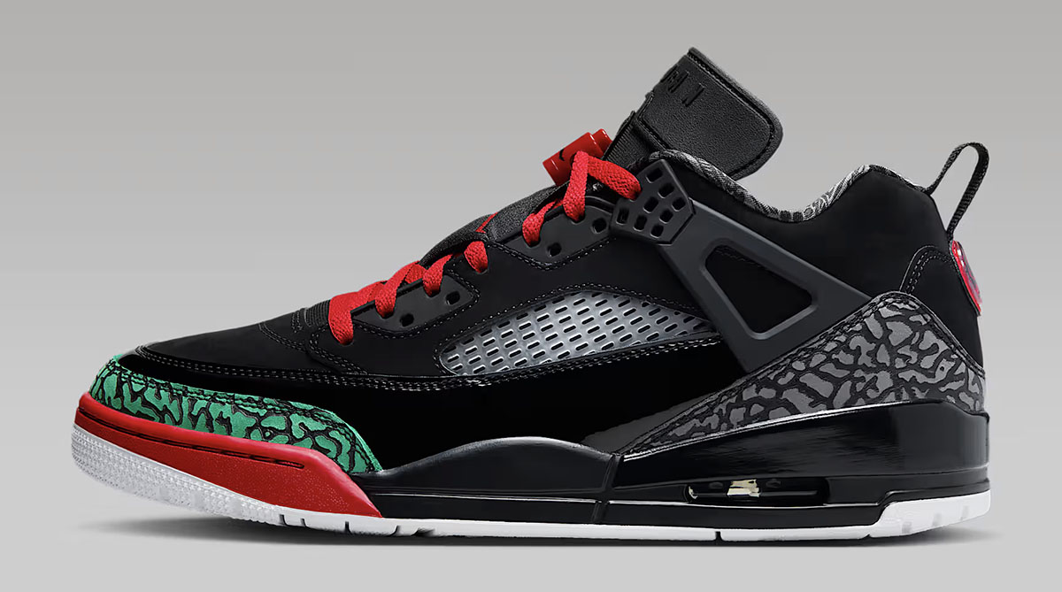 Jordan Spizike Low OG Black Classic Green White Varsity Red Mens Shoes Sneakers FQ1759-060-02