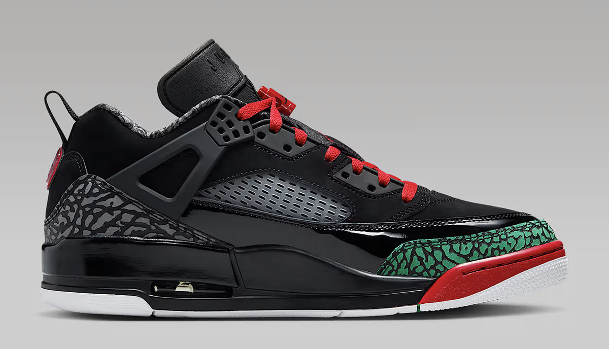 Jordan Spizike Low OG Black Classic Green White Varsity Red Mens Shoes Sneakers FQ1759-060-03