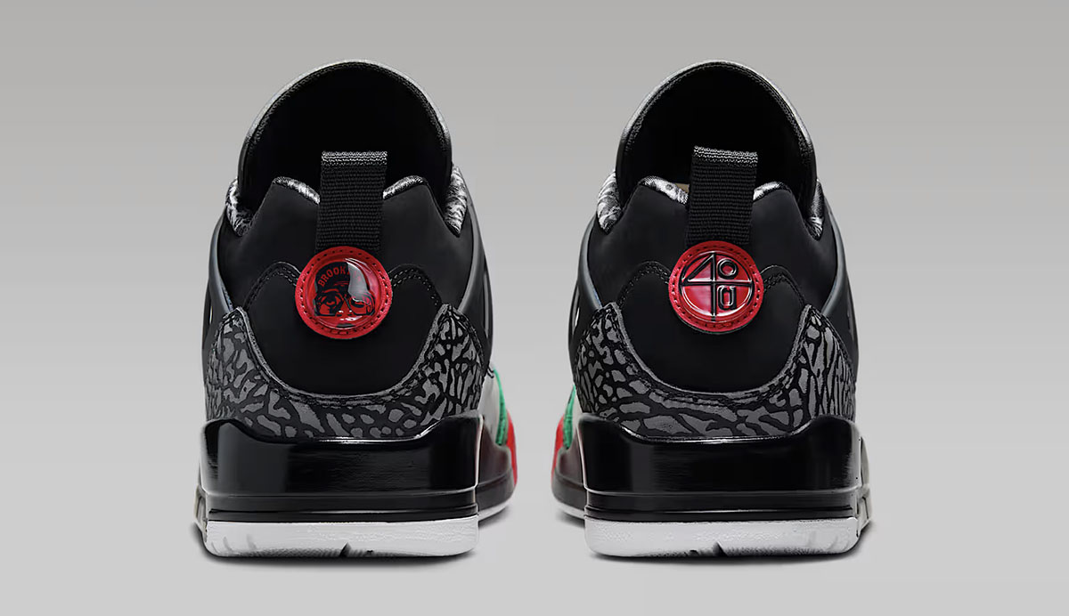 Jordan Spizike Low OG Black Classic Green White Varsity Red Mens Shoes Sneakers FQ1759-060-05