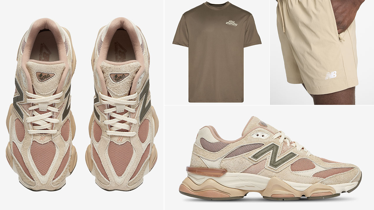 New Balance 9060 Flat Taupe Light Sparrow Sneakers Clothing Outfits