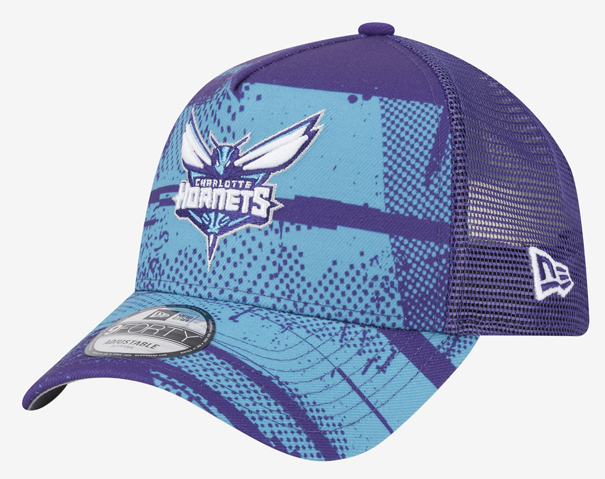 Air-Jordan-5-Grape-2025-New-Era-Hornets-Trucker-Hat-1