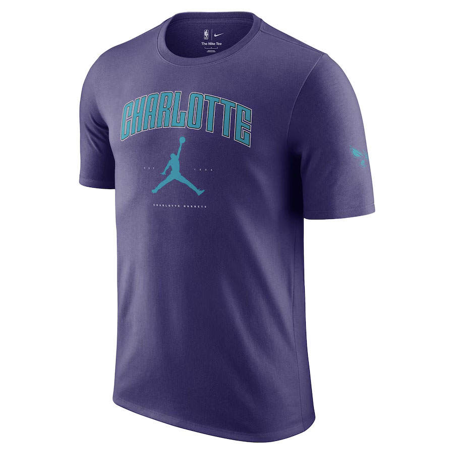 Air Jordan 5 Grape Hornets Jordan Purple T Shirt