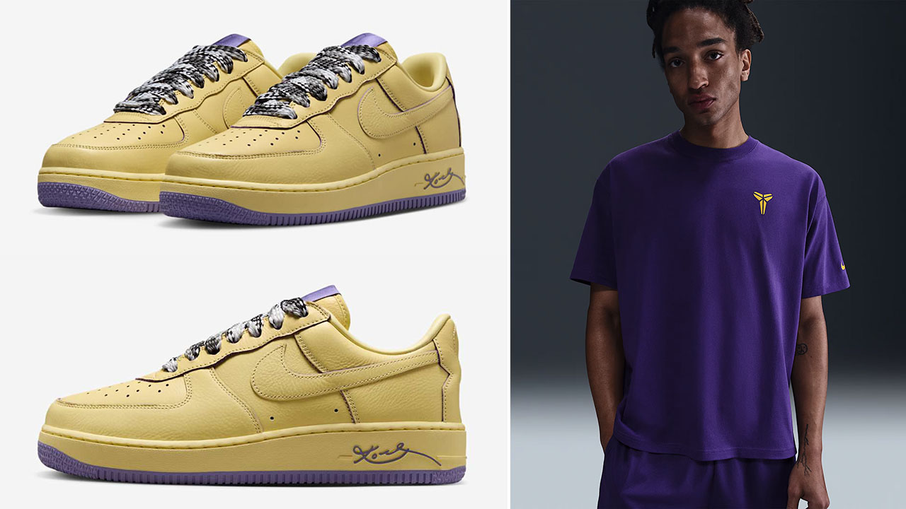 How to Style the Kobe Bryant x Nike Air Force 1 Low Soft Yellow With Outfits