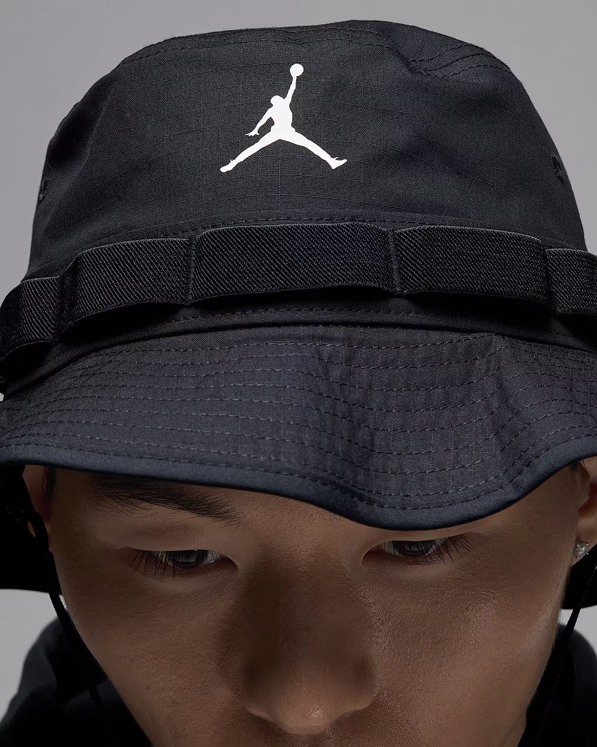 Jordan Apex Bucket Hat Black White 1