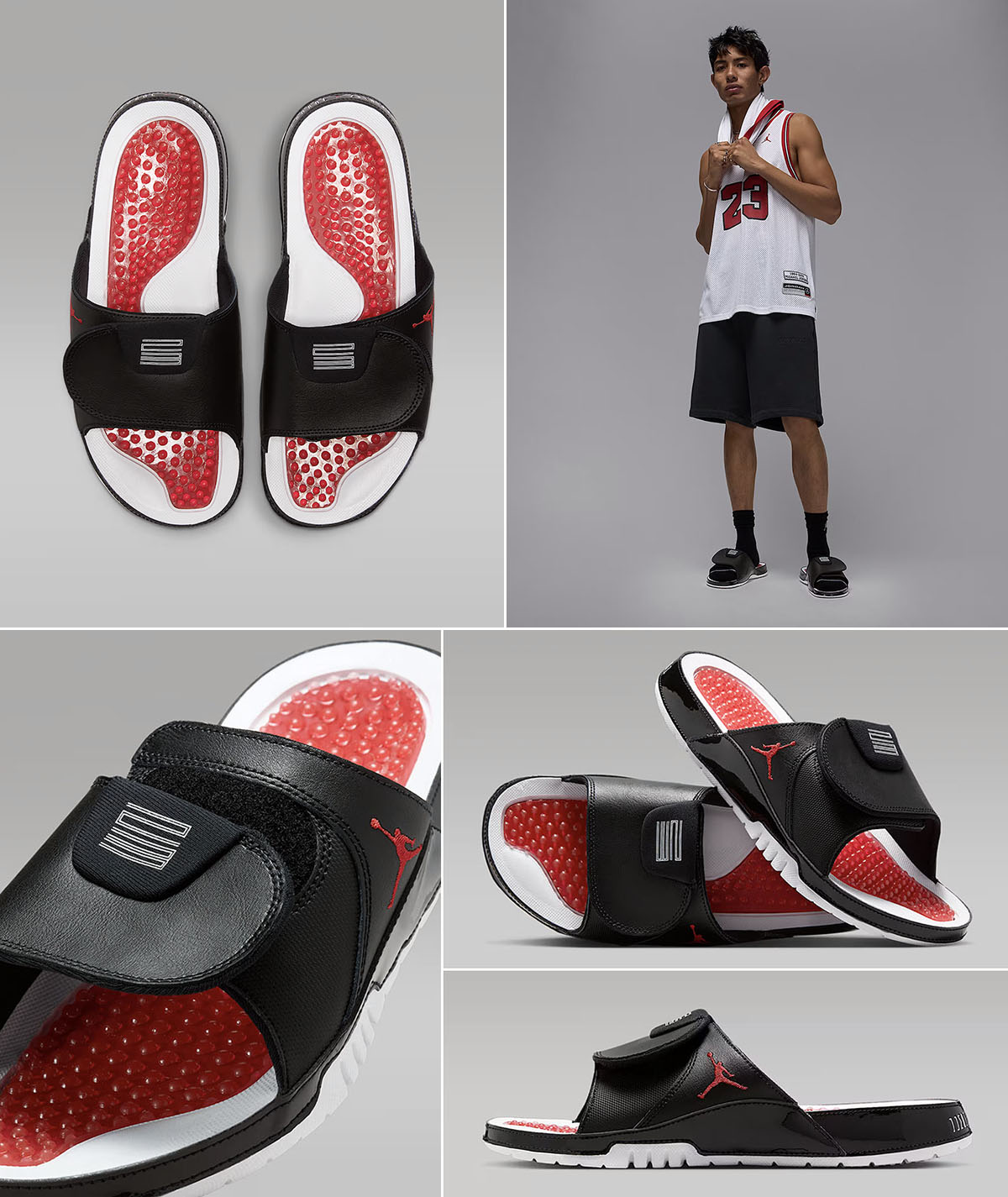 Jordan Hydro 11 Bred Slides Jersey Shorts Socks Summer 2025 Outfit