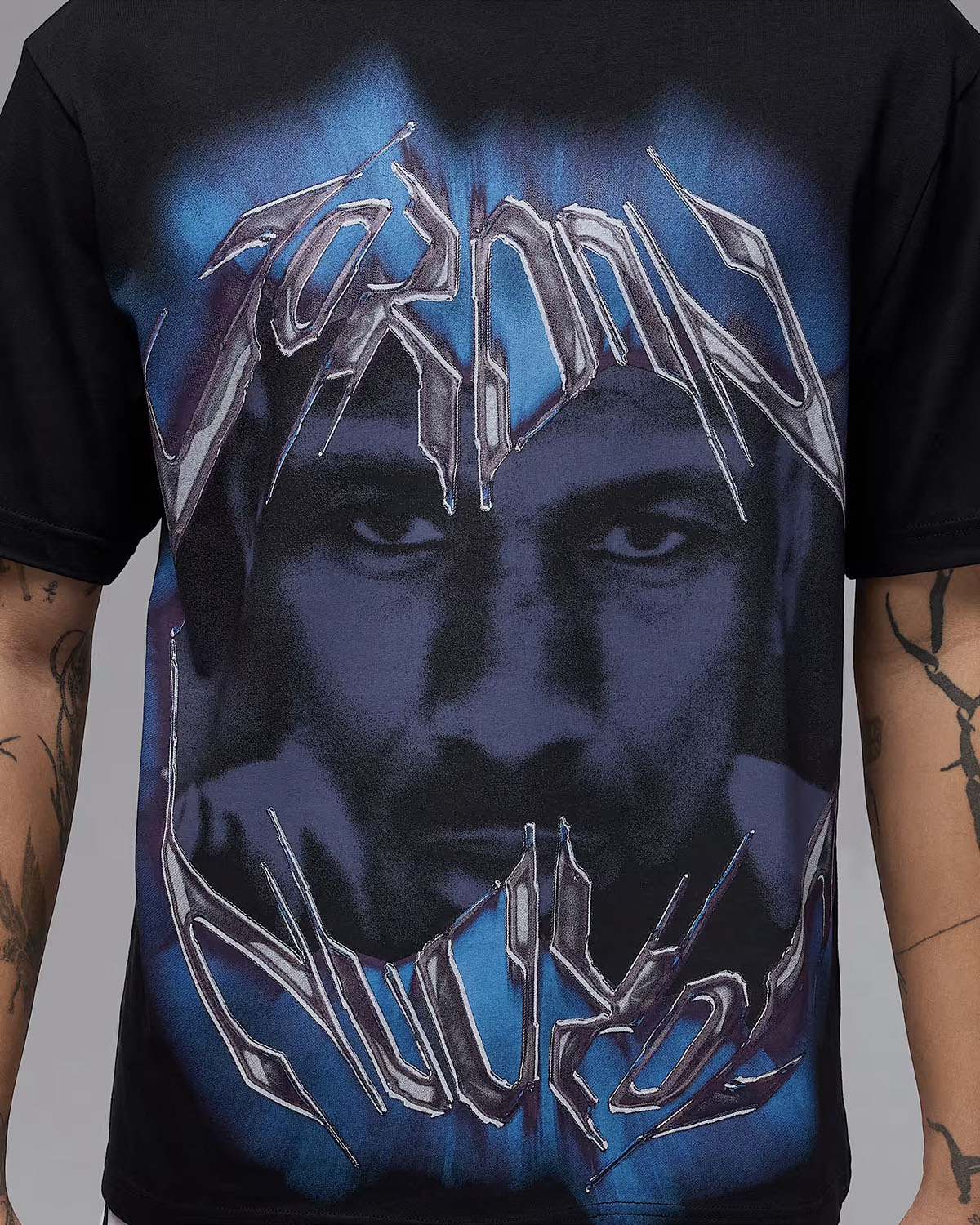 Jordan Sport 85 Mens Dri Fit Graphic T Shirt Black Blue Purple 2