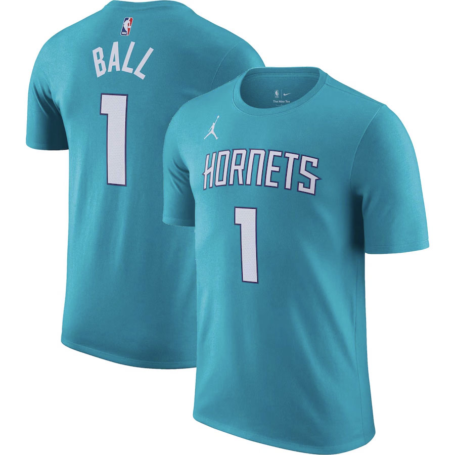 LamMelo Ball Charlotte Hornets Nike Jordan T Shirt