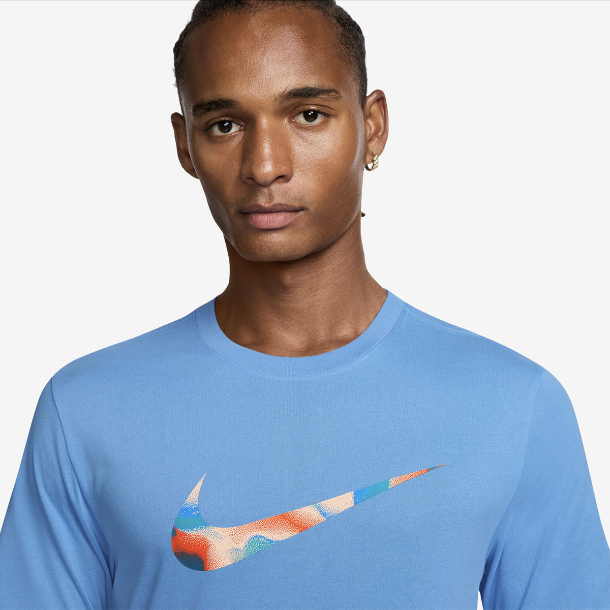Nike Lava Swoosh T Shirt Blue 2