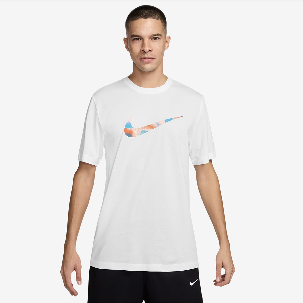 Nike Lava Swoosh T Shirt White 1