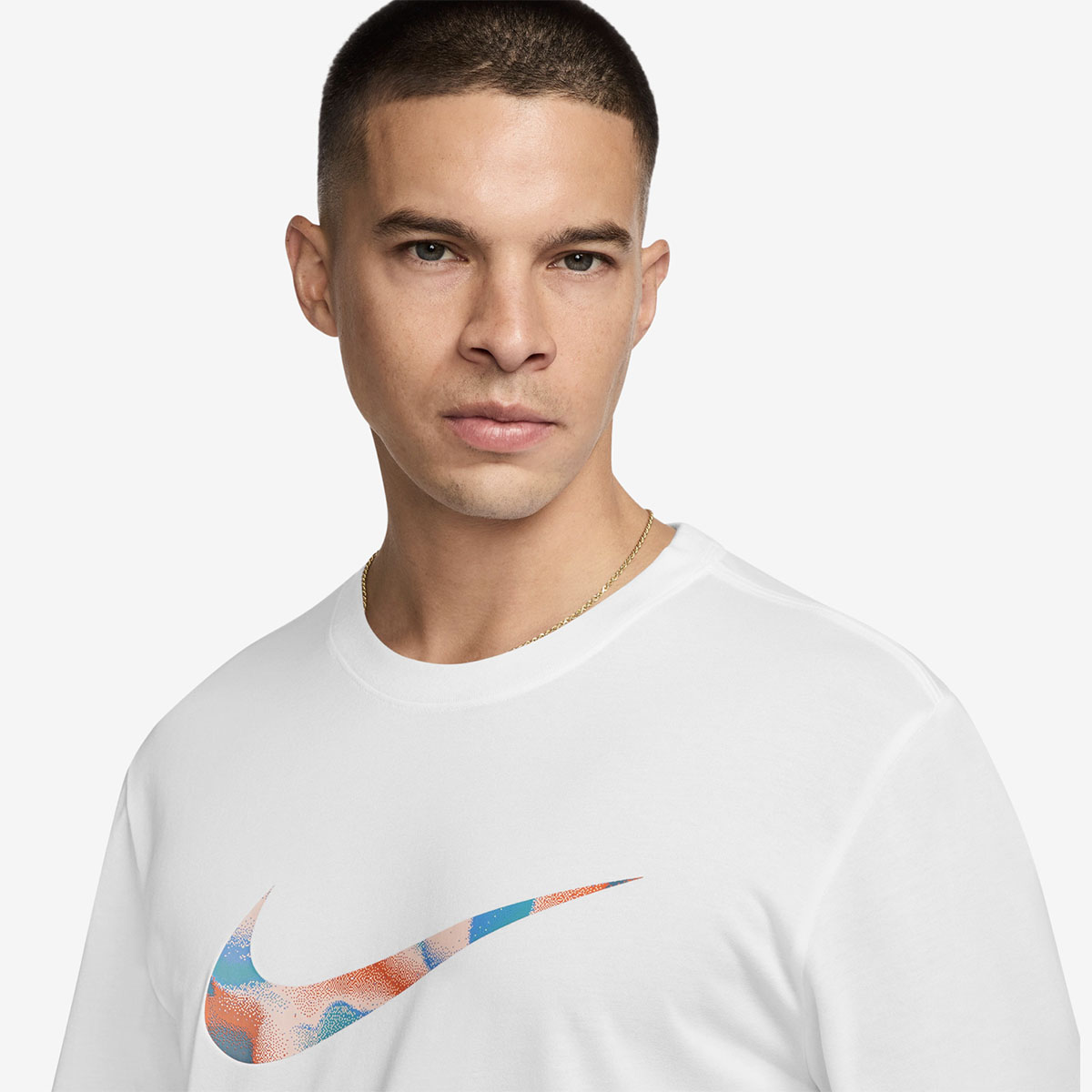 Nike Lava Swoosh T Shirt White 2