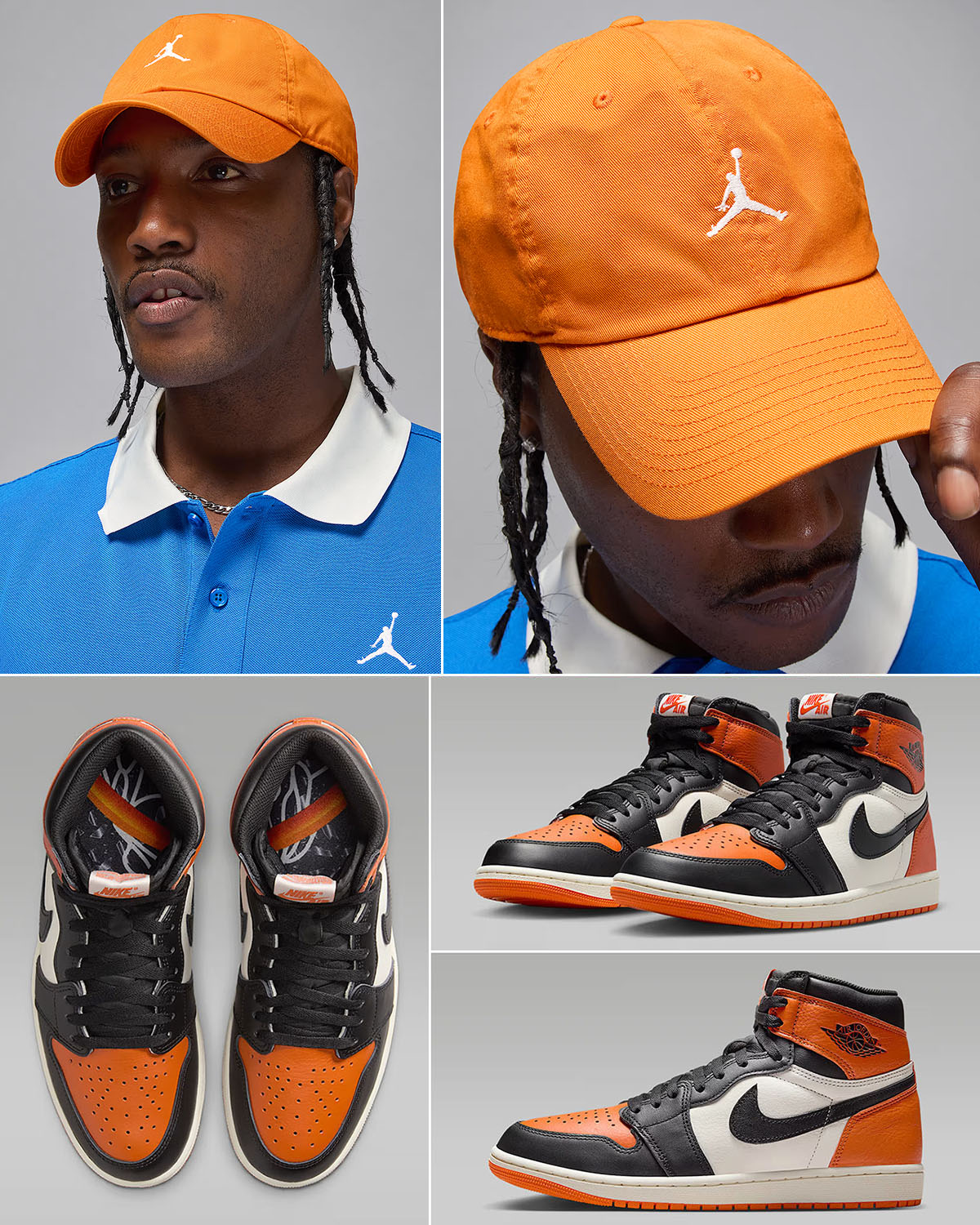 Air Jordan 1 High OG Shattered Backboard 2025 x Jordan Club Curved Bill Hat