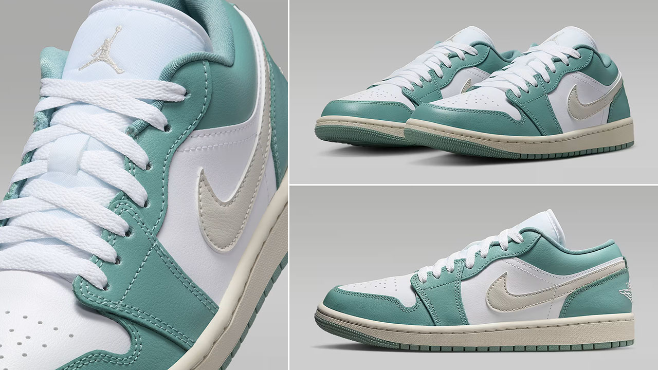 Air Jordan 1 Low White Cannon Sail Light Orewood Brown Womens Sneakers DC0774-138