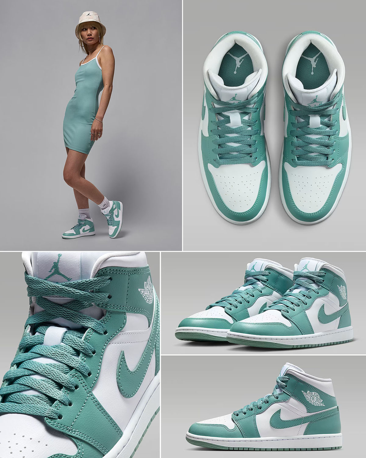 Air Jordan 1 Mid White Cannon Shoes Outfits