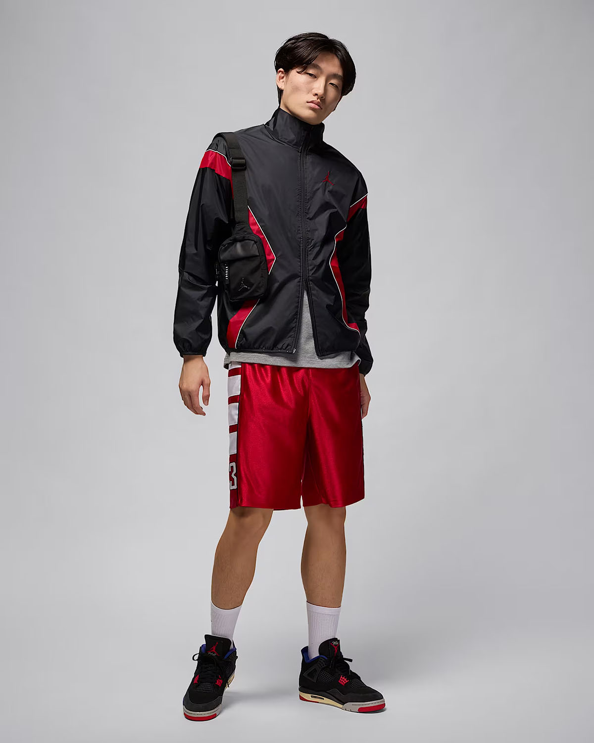Air Jordan 4 Rare Air Mens Shoes Jacket Shorts Outfit