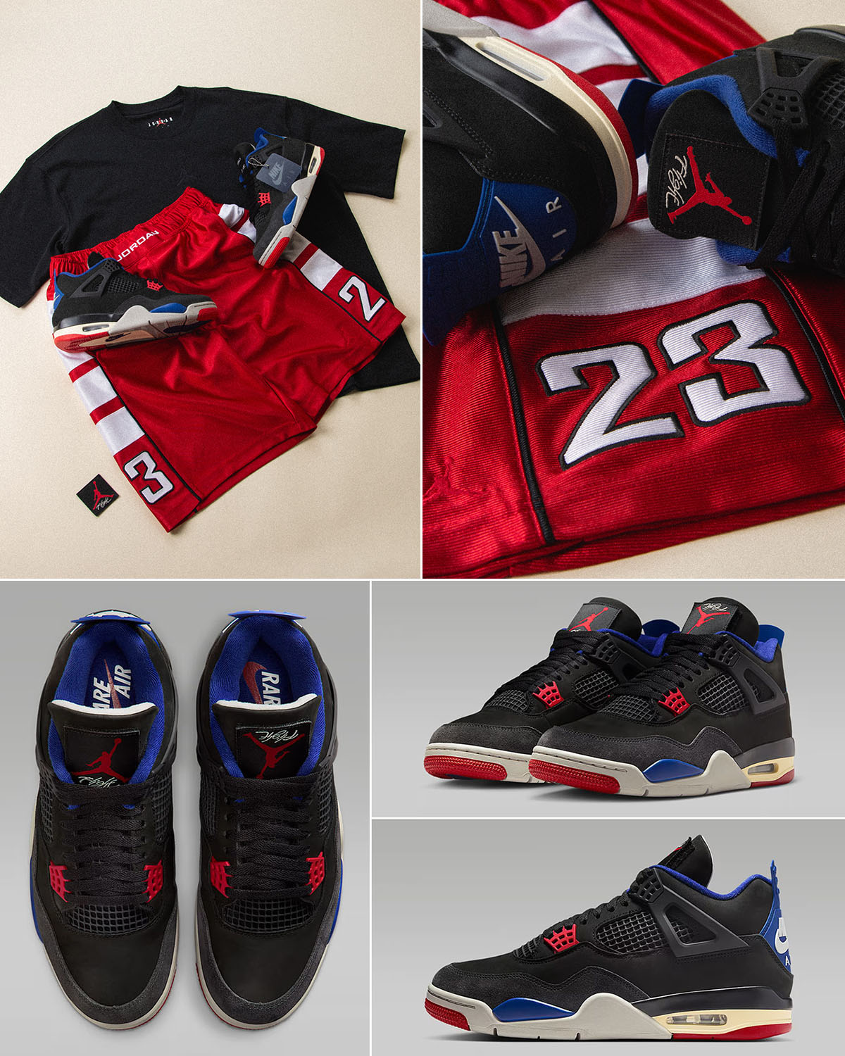Air Jordan 4 Rare Air Shoes Shirt Shorts Outfit