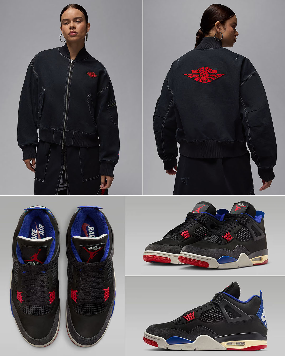 Air Jordan 4 Rare Air Shoes x Jordan Rare Air Womens Jacket Outfit