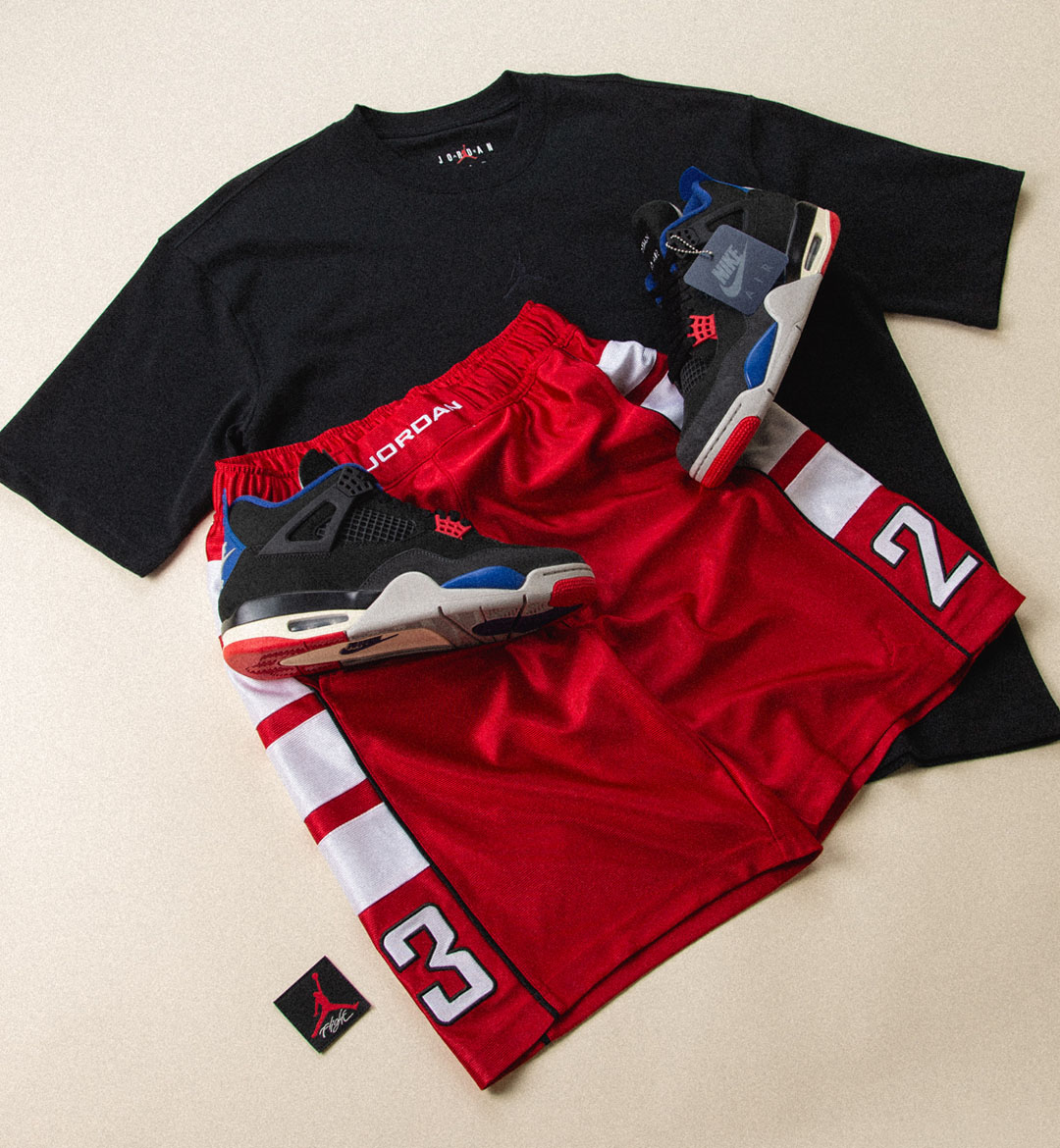 Air Jordan 4 Rare Air T Shirt and Shorts Outfit
