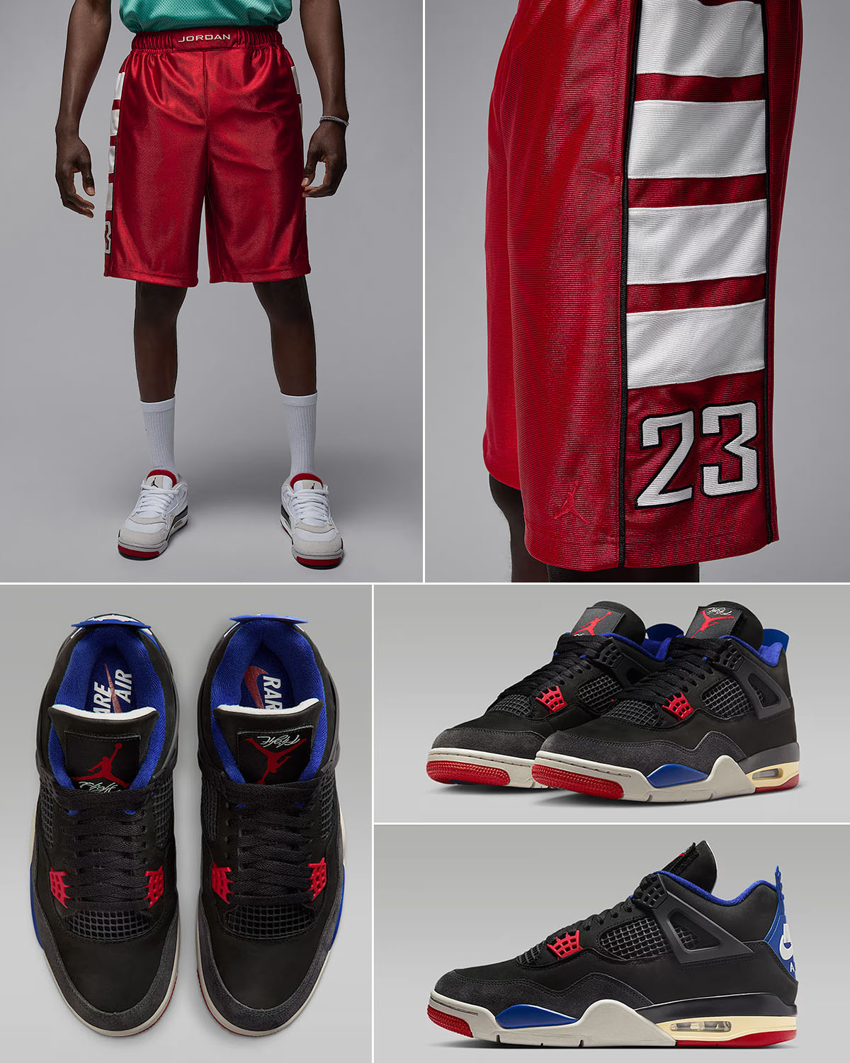 Air Jordan 4 Rare Air x Jordan Brooklyn Cat Scratch Shorts