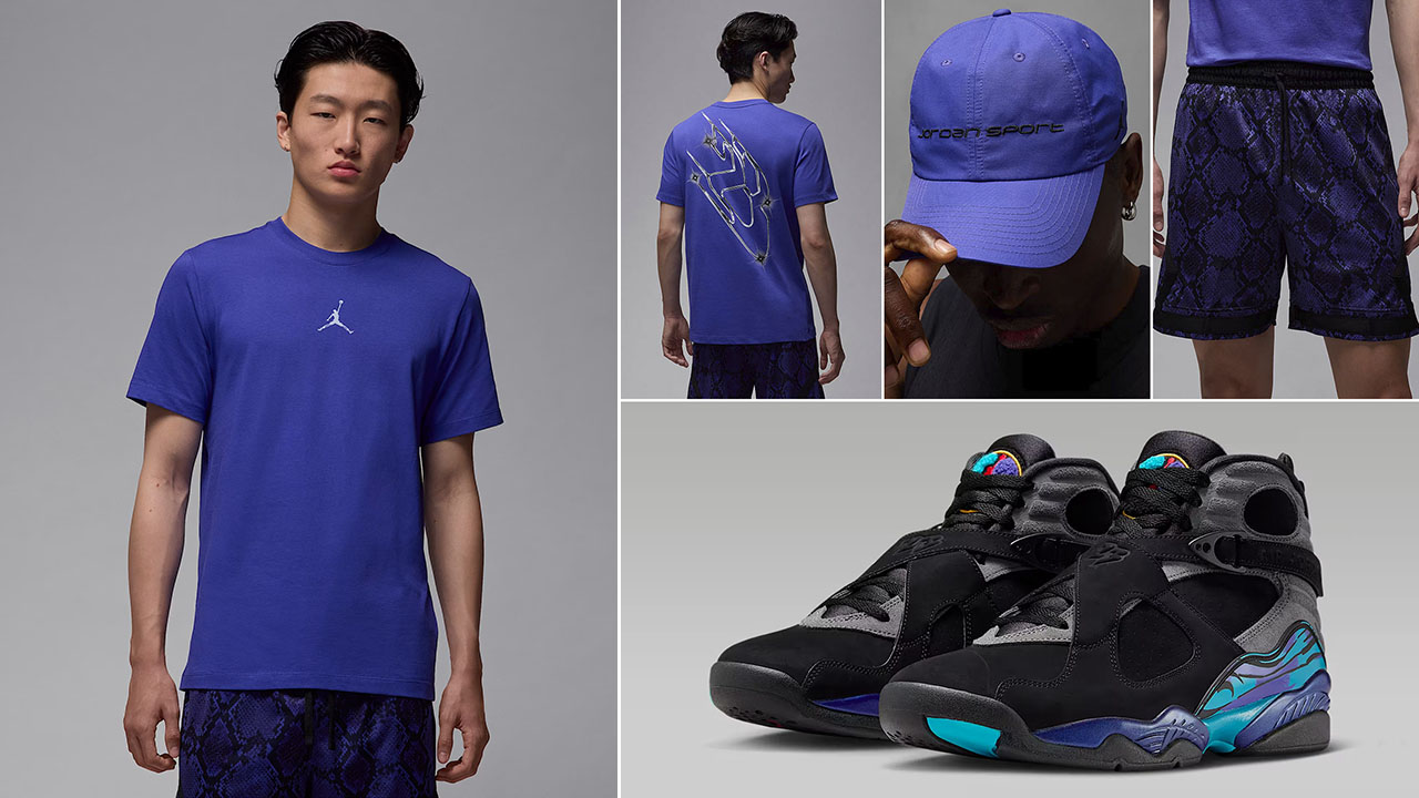 How to Style the Air Jordan 8 Retro Aqua 2025 With Outfits