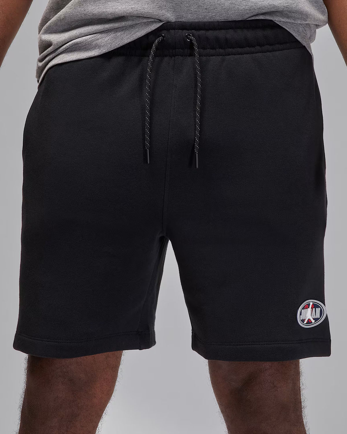 Jordan Brooklyn Fleece Mens Shorts Black Light Smoke Grey Red Blue 2