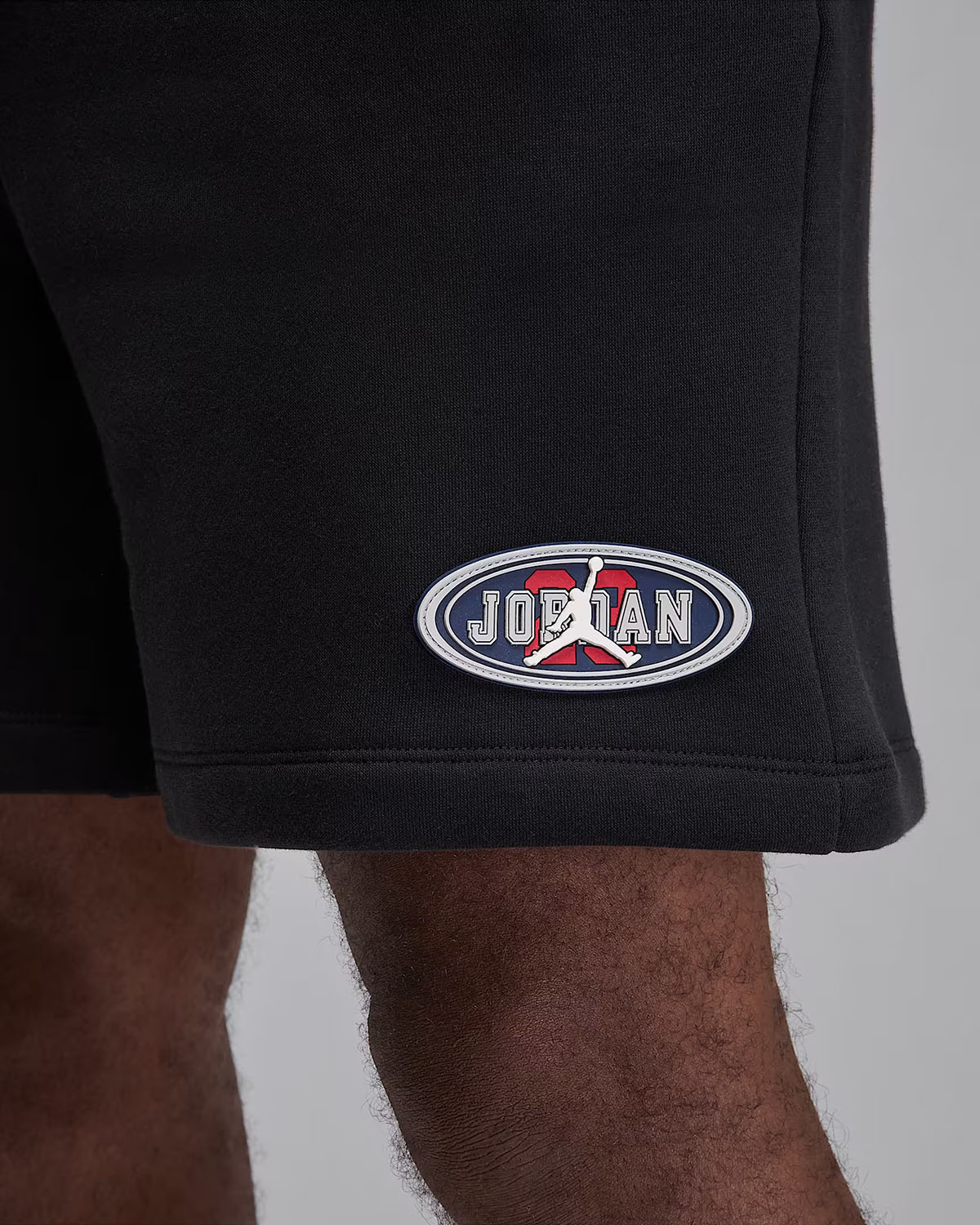 Jordan Brooklyn Fleece Mens Shorts Black Light Smoke Grey Red Blue 4