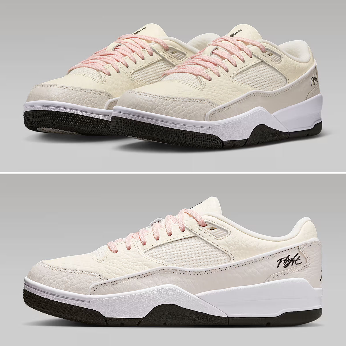 Jordan Flight Court Coconut Milk Light Orewood Brown Sail Black Womens Shoes IH4105-113