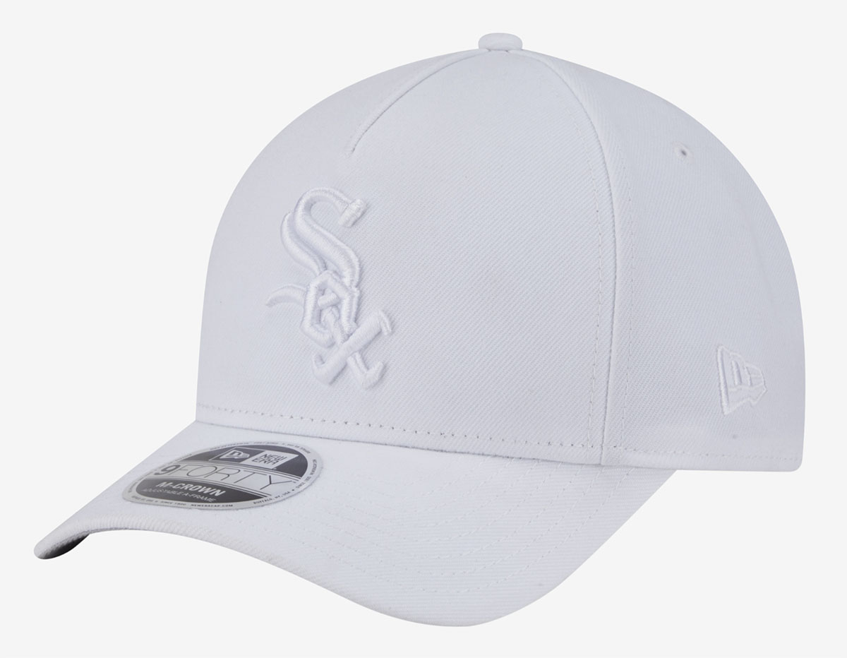 New-Era-Chicago-White-Sox-A-Frame-Hat-Snapback-Cap-White