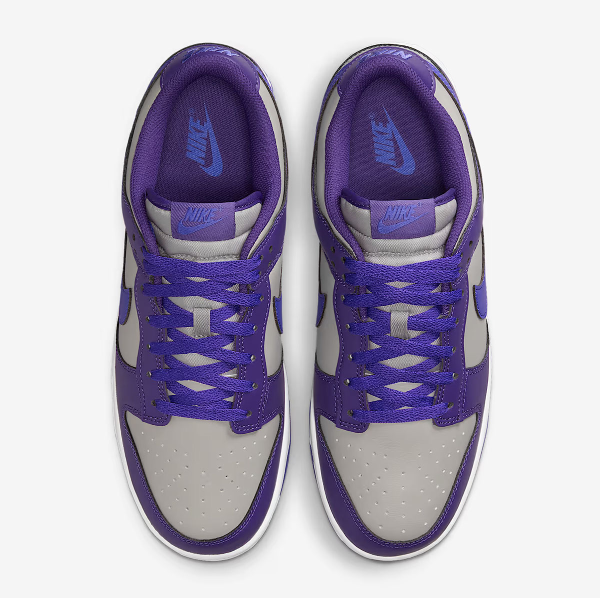 Nike Dunk Low College Grey Wild Grape White Persian Violet Mens Shoes 4