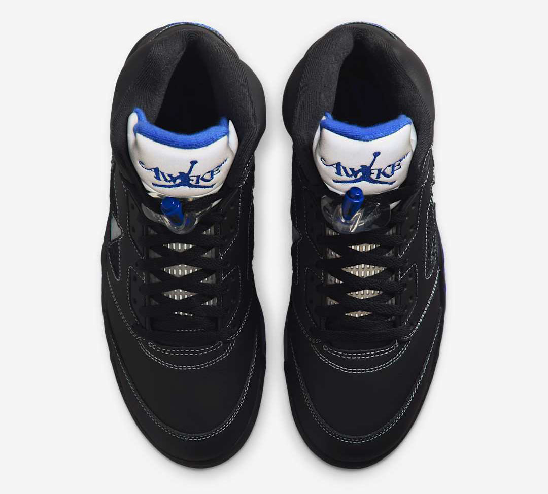 AWAKE NY x Air Jordan 5 Racer Blue Shoes 4