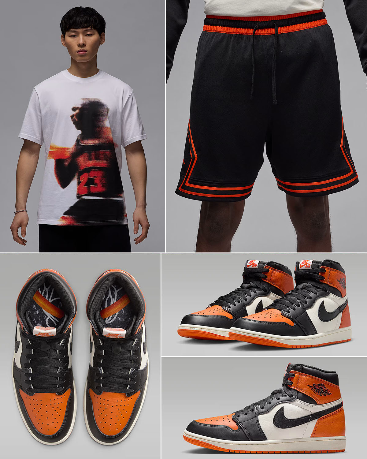 Air Jordan 1 High OG Shattered Backboard 2025 Shoes Shirt Shorts Outfit