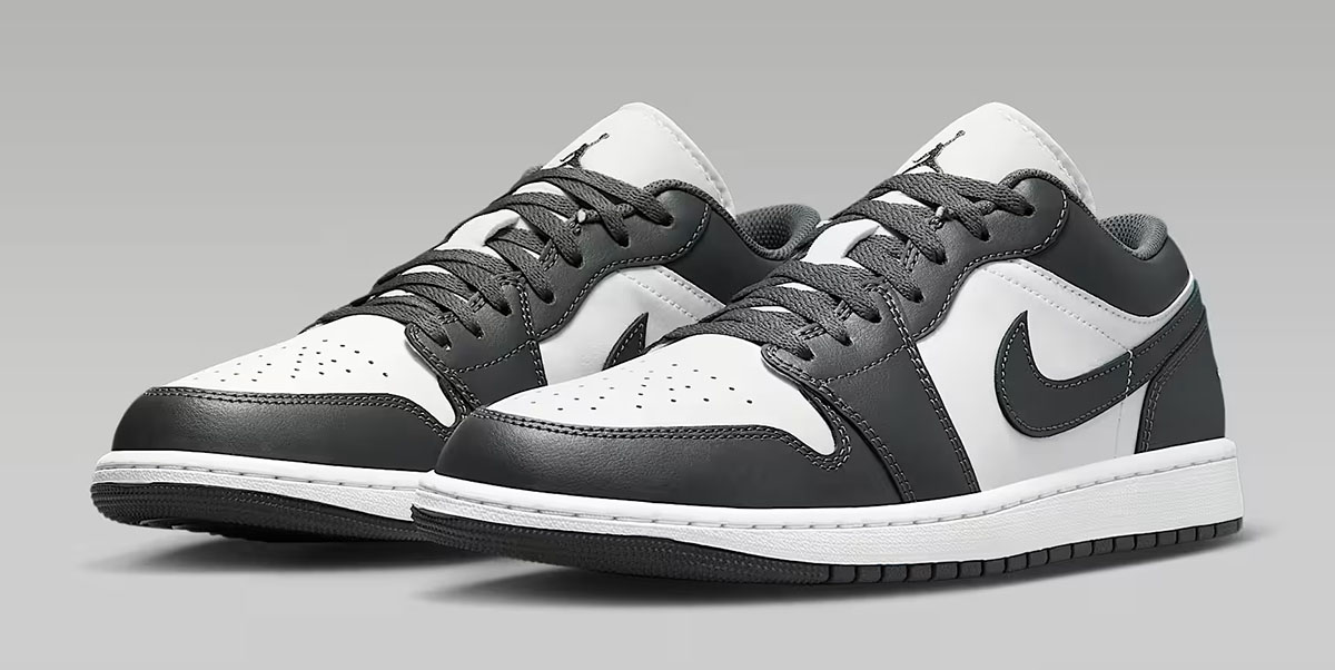 Air Jordan 1 Low Iron Grey Mens Shoes 1